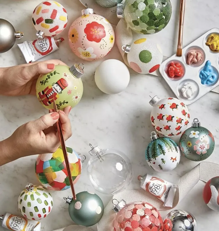 Christmas Bauble Painting Workshop