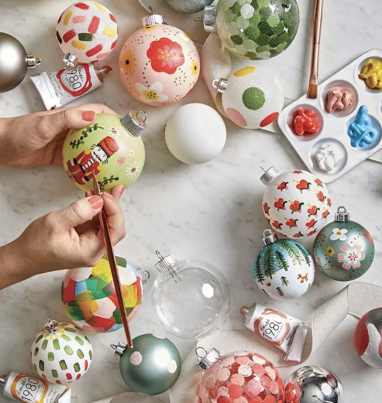 Christmas Bauble Painting Workshop